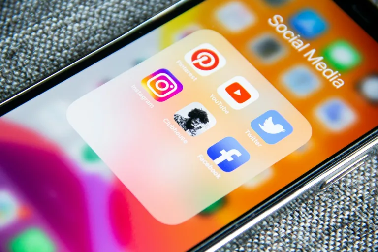 AI tools for social media marketing shown on a phone home screen
