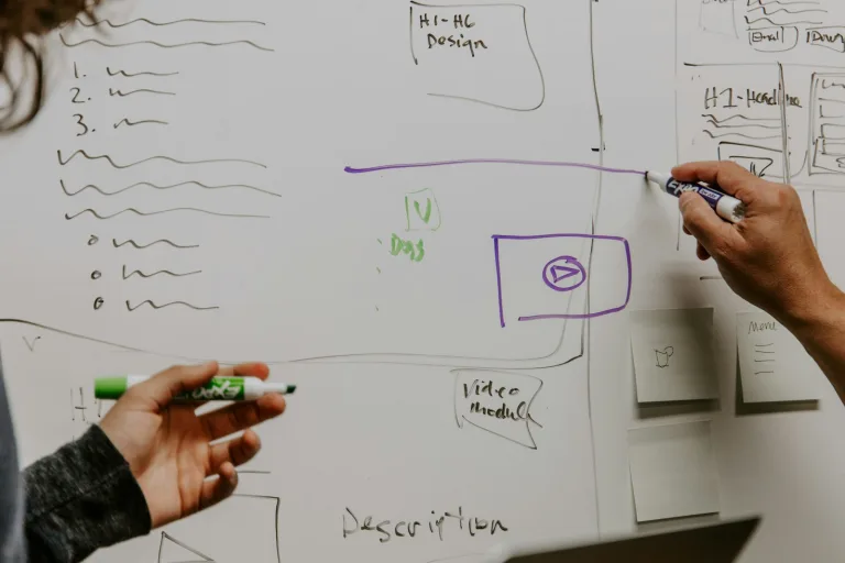 MLOps tools illustrated by a team working through a system design