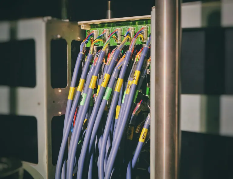 n8n AI agents illustrated by a connected control system