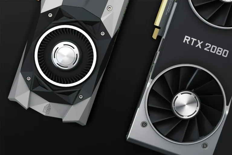 NVIDIA DGX Spark class desktop AI hardware on a work surface