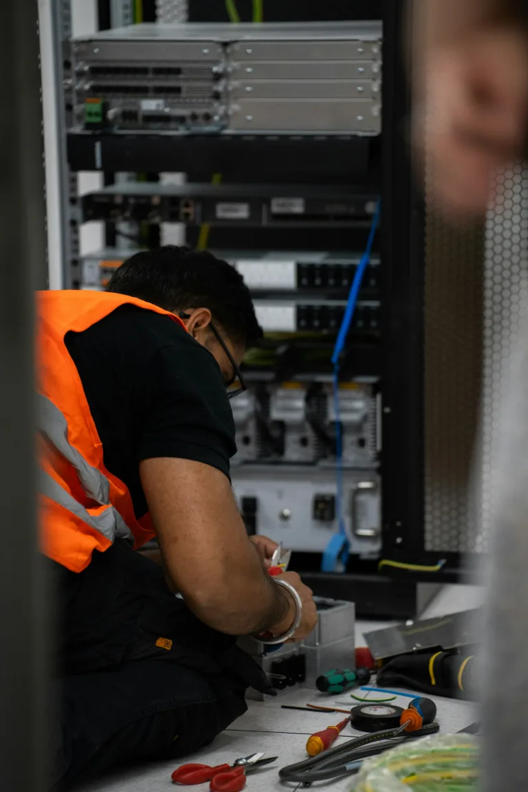 OVH GPU server hardware racked in a European data centre