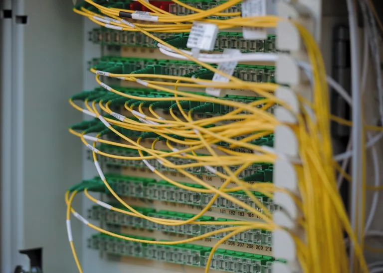 Self hosting an n8n server illustrated by racked server hardware