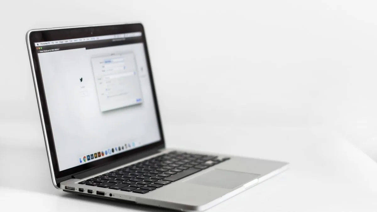 AI browser agent navigating web pages on a laptop