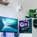 Power supply and cabling inside an AI workstation build